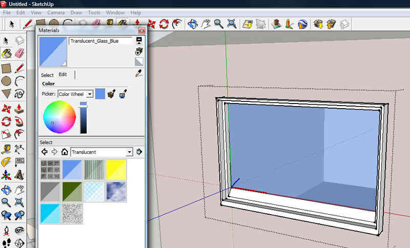 Cómo Crear un Componente de la Ventana de SketchUp