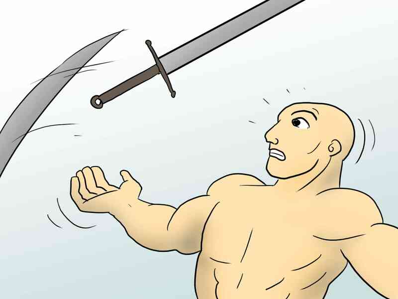 Cómo Desarmar a un Oponente Espada de Combate