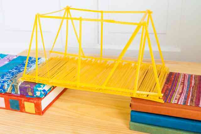 Cómo Construir un Puente de Espagueti
