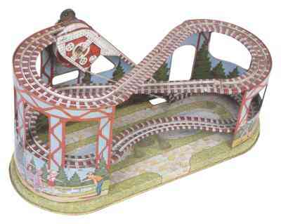 Cómo Construir una Escala en Miniatura de una Montaña rusa de Cartón
