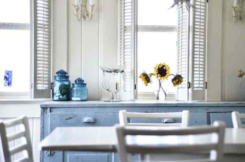 Ideas de pintura de Color para los Gabinetes de la Cocina