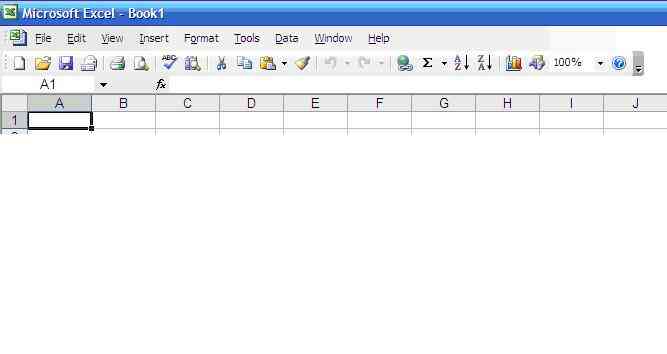 Partes de la Barra de herramientas Estándar en Microsoft Excel