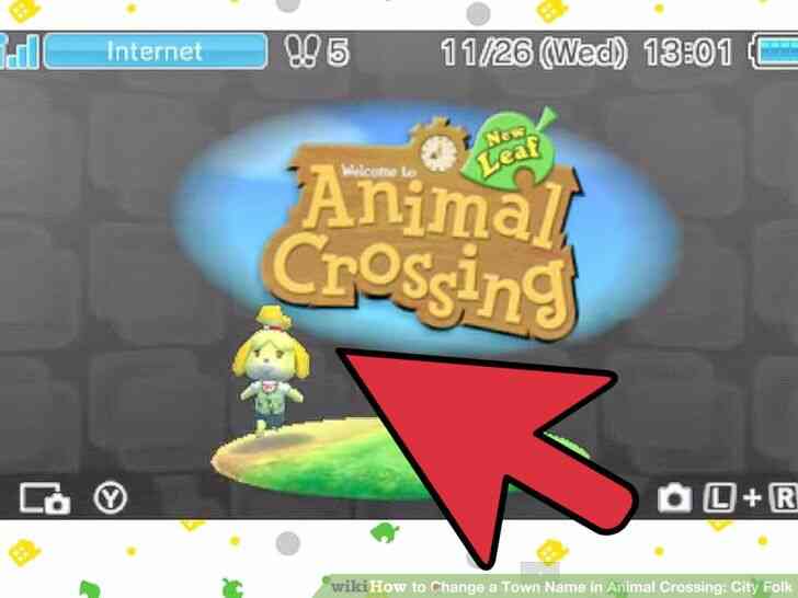 Imagen titulada Cambiar el Nombre del Pueblo en Animal Crossing_ City Folk Paso 13