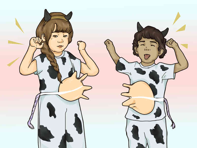 Cómo Hacer un Disfraz de Vaca