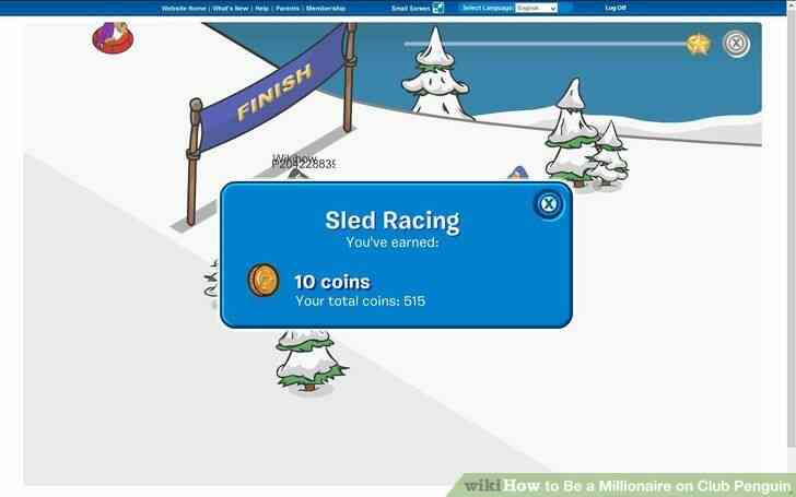 Imagen titulada Ser Millonario en Club Penguin Paso 1
