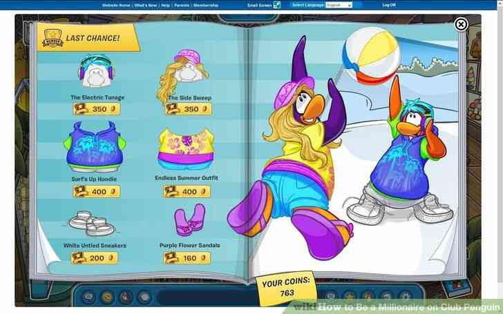 Imagen titulada Ser Millonario en Club Penguin Paso 11