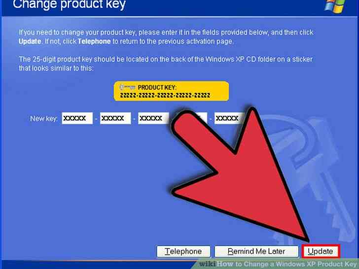 Imagen titulada Cambiar un Windows XP Producto Clave de Paso de 10
