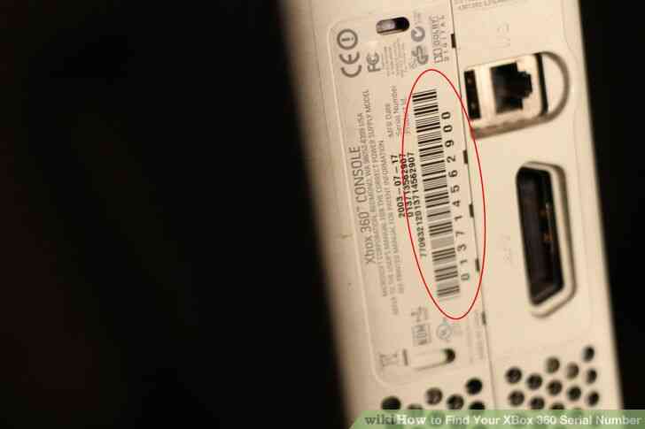 Numero De Serie De Xbox 360 Cómo Encontrar Tu XBox 360 Número de Serie