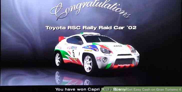 Imagen titulada Fácil de Obtener Dinero en Gran Turismo 4 Paso 5