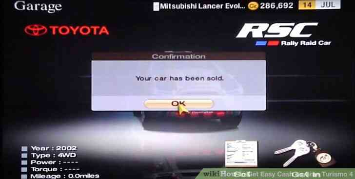 Imagen titulada Fácil de Obtener Dinero en Gran Turismo 4 Paso 6