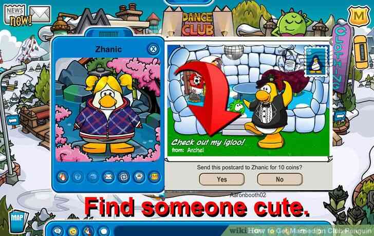 Imagen titulada Casarse en Club Penguin Paso 2