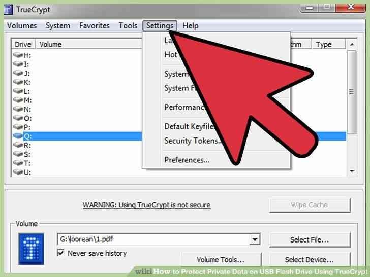 Imagen titulada Proteger los Datos Privados en la Unidad de memoria Flash USB Uso de TrueCrypt Paso 7
