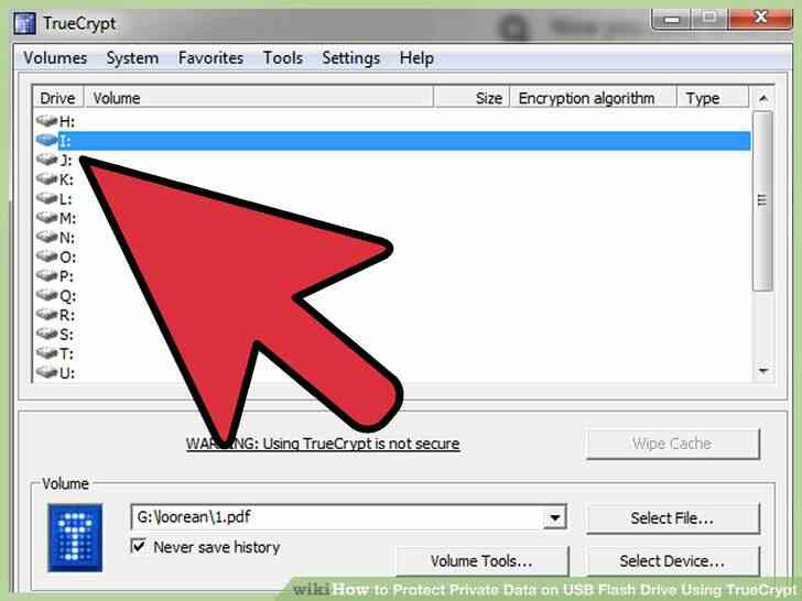 Imagen titulada Proteger los Datos Privados en la Unidad de memoria Flash USB Uso de TrueCrypt Paso 10