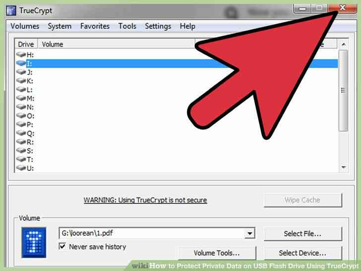 Imagen titulada Proteger los Datos Privados en la Unidad de memoria Flash USB Uso de TrueCrypt Paso 11