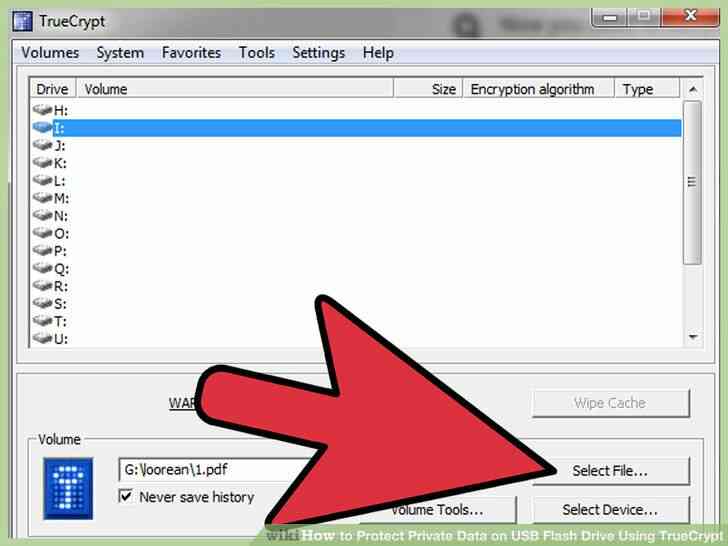 Imagen titulada Proteger los Datos Privados en la Unidad de memoria Flash USB Uso de TrueCrypt Paso 13