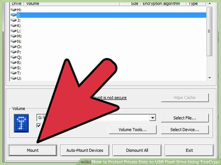 Imagen titulada Proteger los Datos Privados en la Unidad de memoria Flash USB Uso de TrueCrypt Paso 14