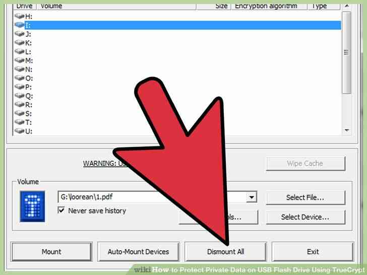 Imagen titulada Proteger los Datos Privados en la Unidad de memoria Flash USB Uso de TrueCrypt Paso 17