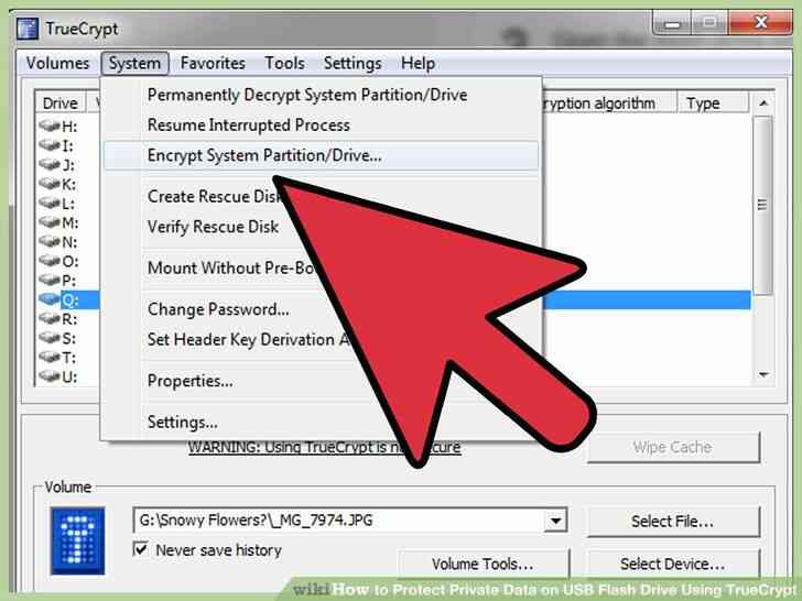 Imagen titulada Proteger los Datos Privados en la Unidad de memoria Flash USB Uso de TrueCrypt Paso 5
