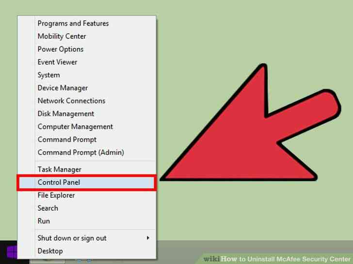 Imagen titulada Desinstalar McAfee Security Center Paso 1