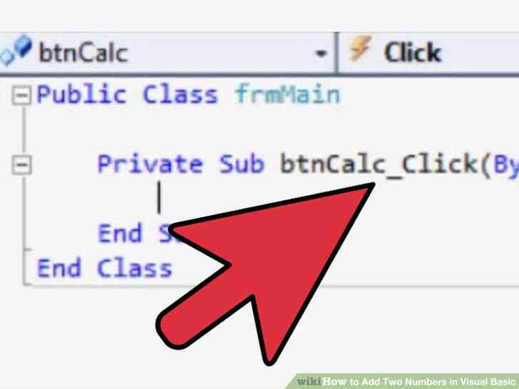 Cómo sumar Dos Números en Visual Basic