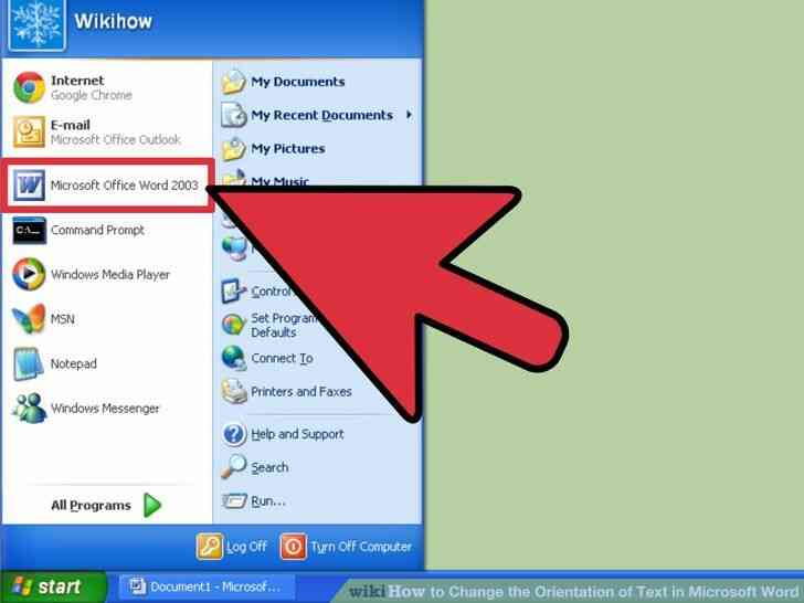 Imagen titulada Cambiar la Orientación del Texto en Microsoft Word Paso 13