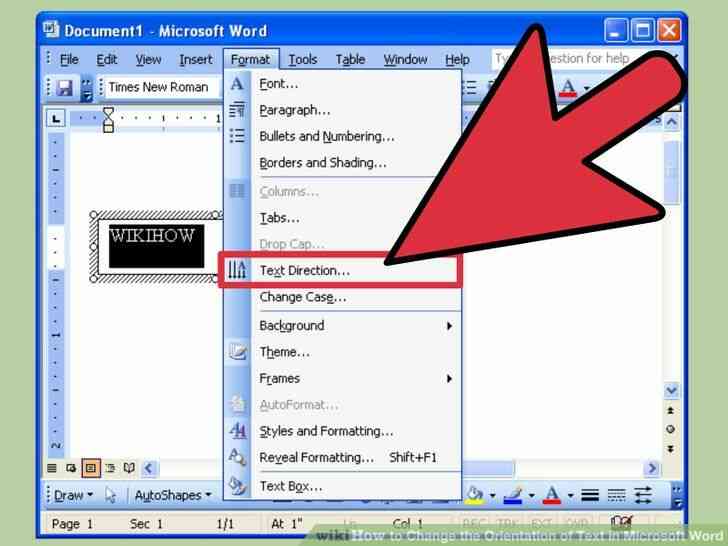 Imagen titulada Cambiar la Orientación del Texto en Microsoft Word Paso 17