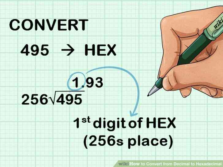 Numero en hexadecimal