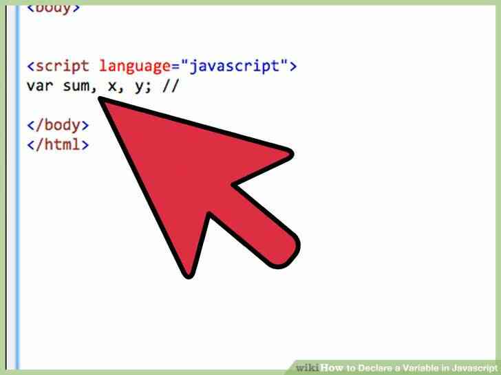 Imagen titulada Declarar una Variable en Javascript Paso 22