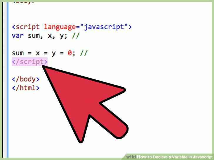 Imagen titulada Declarar una Variable en Javascript Paso 24