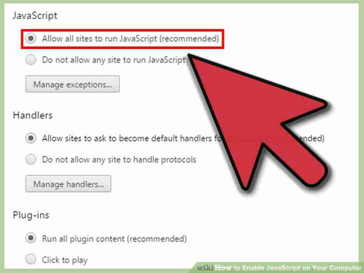 Imagen titulada Habilitar JavaScript en Su Equipo de Step 7