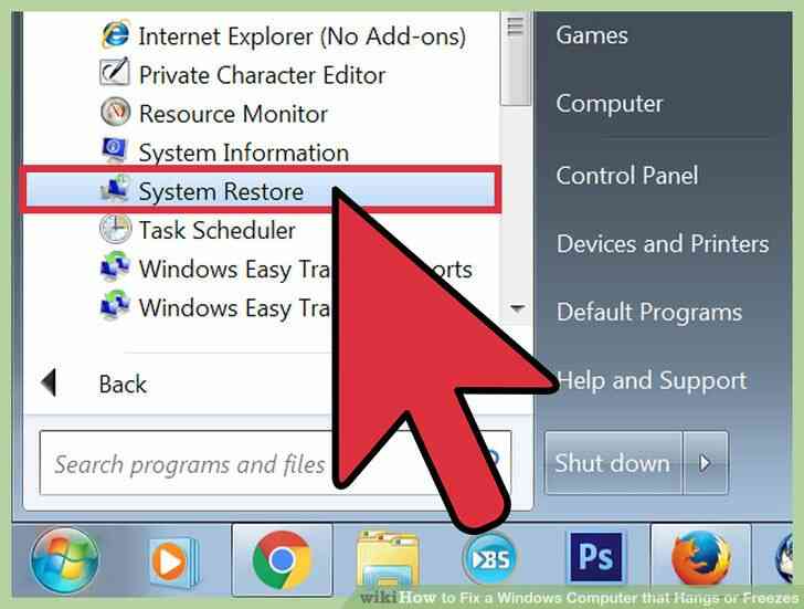 Imagen titulada Revisión en un Equipo Windows que se bloquea o se Bloquea el Paso 2