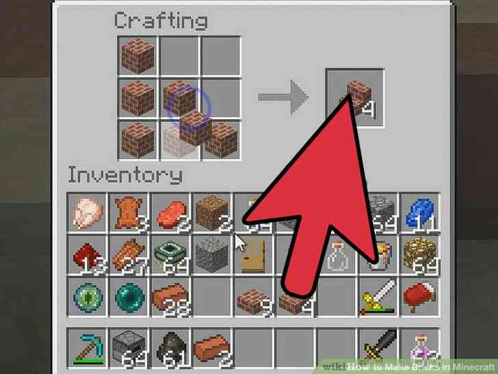 Imagen titulada Hacer Ladrillos en Minecraft Paso 6