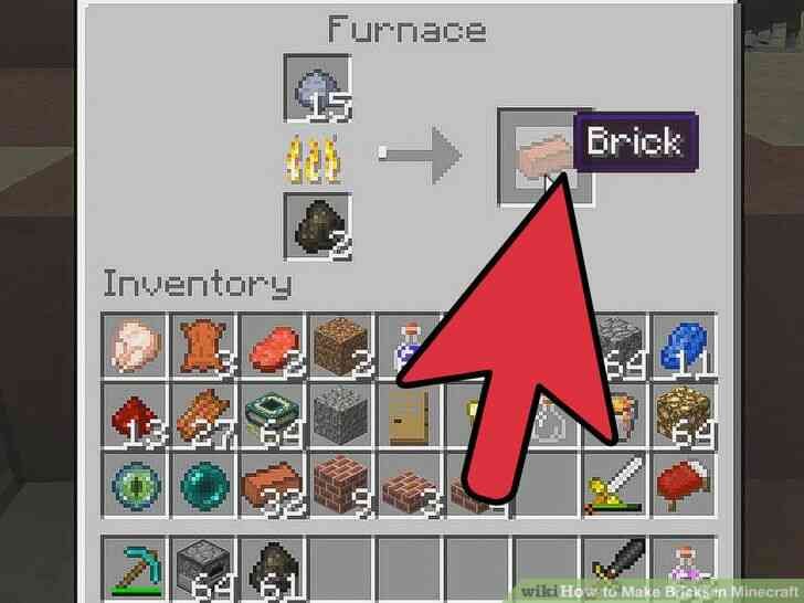 Imagen titulada Hacer Ladrillos en Minecraft Paso 2