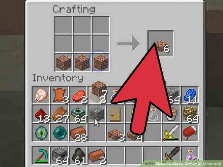Imagen titulada Hacer Ladrillos en Minecraft Paso 5