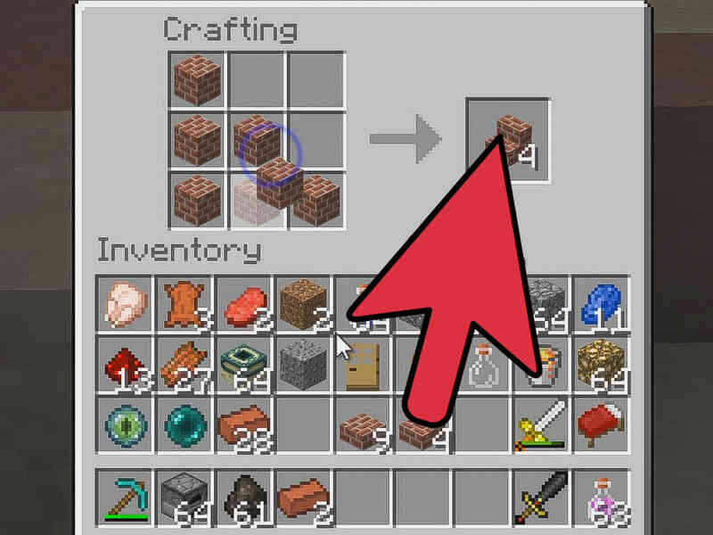 Cómo Hacer Ladrillos en Minecraft