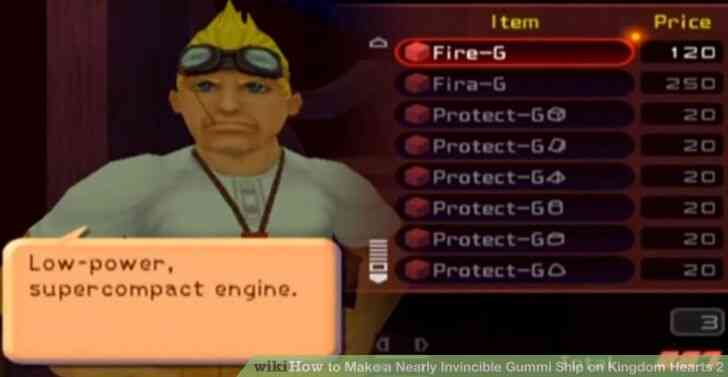 Imagen titulada Hacer una Casi Invencible Gummi Ship en Kingdom Hearts 2 Paso 1