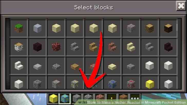 Imagen titulada Hacer un Nether Reactor en Minecraft Pocket Edition Paso 1