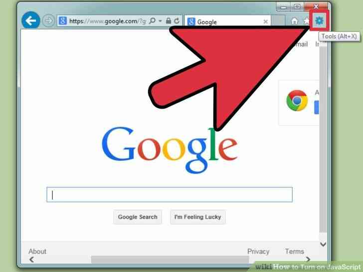 Imagen titulada Activar JavaScript Paso 1