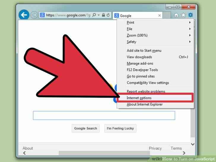 Imagen titulada Activar JavaScript Paso 2