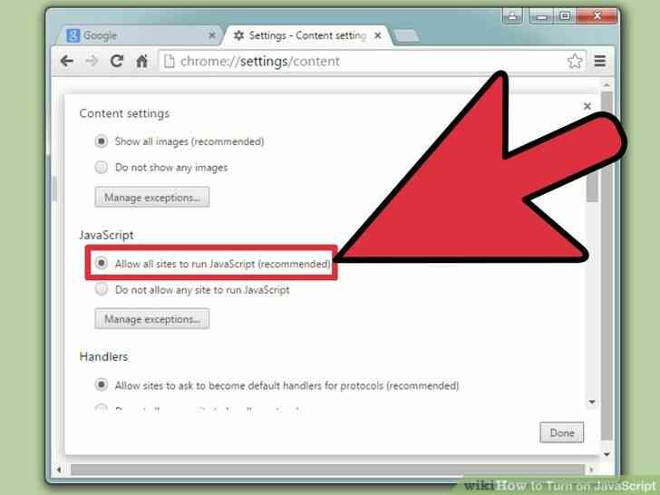 Imagen titulada Activar JavaScript Paso 11