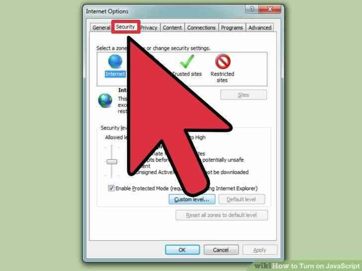 Imagen titulada Activar JavaScript Paso 3