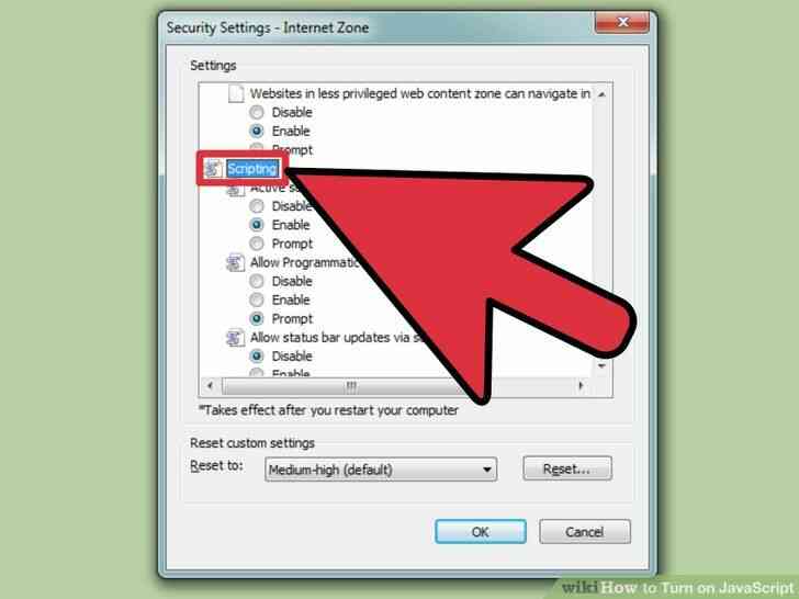Imagen titulada Activar JavaScript Paso 4