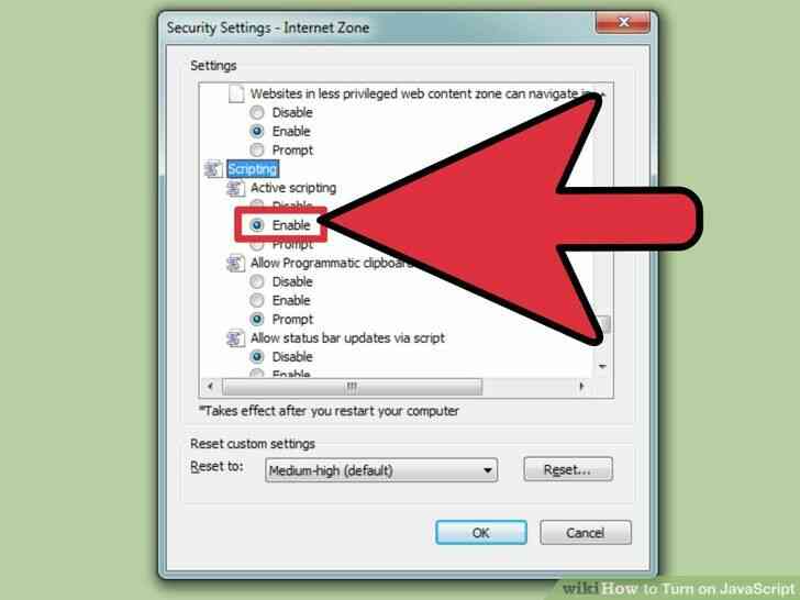 Imagen titulada Activar JavaScript Paso 5