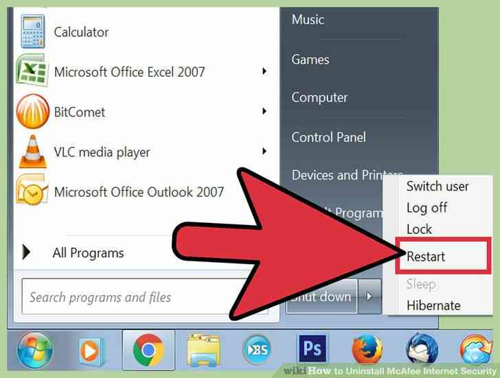 Imagen titulada Desinstalar McAfee Internet Security Paso 12