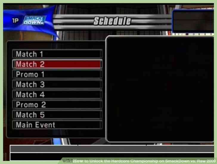 Como Desbloquear El Hardcore Championship En Smackdown Vs Raw 2009