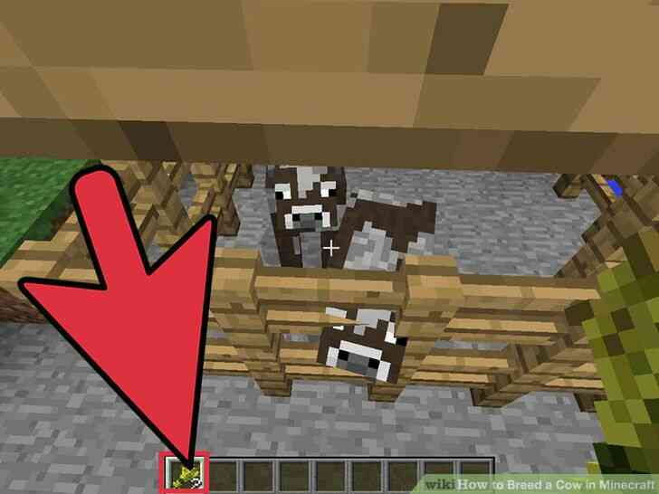 Imagen titulada Criar una Vaca en Minecraft Paso 3