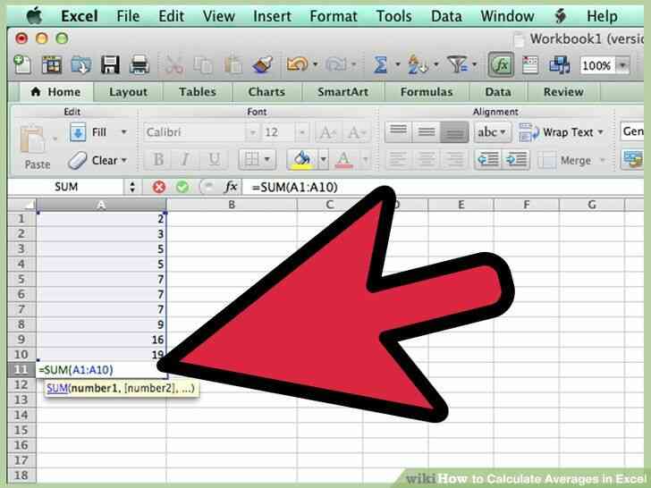 Imagen titulada Calcular Promedios en Excel Paso 1
