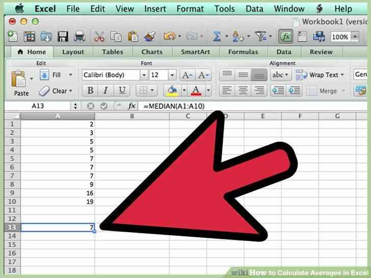 Imagen titulada Calcular Promedios en Excel Paso 6