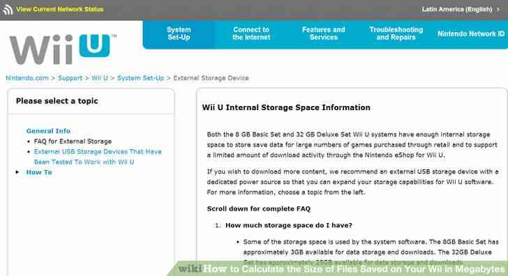 Imagen titulada Calcular el Tamaño de los Archivos Guardados en Tu Wii en Megabytes Paso 2