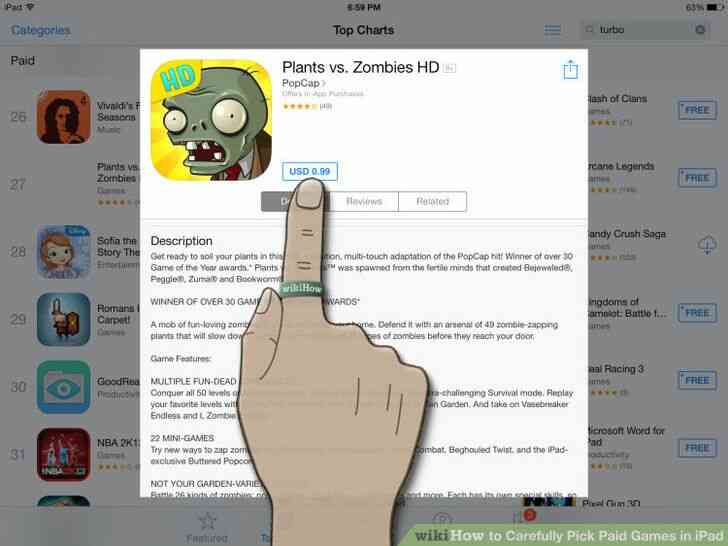 Imagen titulada Cuidadosamente Elegir los Juegos de Pago en el iPad Paso 5
